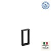 Borne rectangulaire profil aluminium IP66 ARKE 400 en noir RAL9005