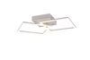 Plafonnier Led blanc mat double carrés TRAIL TrioLighting