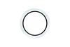 Plafonnier LED grand rond noir mat ATRIA