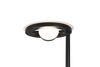 Lampadaire BARRIE noir mat avec tête et liseuse orientable