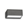 Applique extérieure rectangulaire TWIN finition Anthracite 