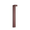 Potelet ou mini lampadaire de jardin SIRIO finition Marron 