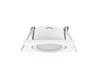 Spot carré inclinable encastré RILA blanc mat/satiné IP20