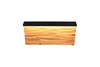 Applique murale LED TRIO KALEA 255519130 - Rectangulaire, métal et bois naturel