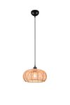  Lustre INGA E27 tressage rotin de TrioLighting