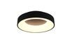 Plafonnier LED rond noir mat GIRONA