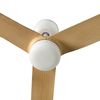 Ventilateur de Plafond PUNT Blanc/erable avec Éclairage LED et Contrôle Tuya Smart