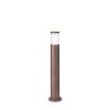 Potelet ou mini lampadaire de jardin TRONCO finition Marron 