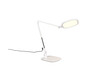 Lampe de Bureau Led 2-en-1 Blanche - SERVO Pince et Socle Inclus
