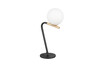 Lampe de Table FLAMING - Noir et Or / Verre