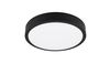 Plafonnier ISEO rond Bois Noir 24W