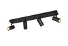 Barre 4 Spots Plafonnier TARYN - Noir Mat