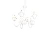 Lustre chandelier blanc 5 branches ELSA de TrioLighting