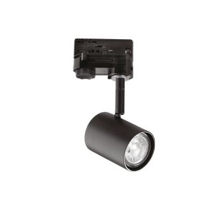 Spot Mouse Track sans lampe pour rail triphasé finition Noir mat 