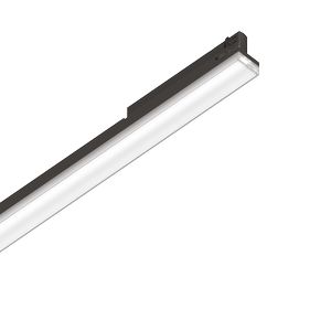 Barre linéaire WIDE 40W pour rail triphasé finition Noir mat 