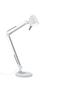 Lampe de bureau Led RADO blanche de TrioLighting