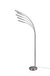 Lampadaire nickel mat 5 branches REED de TrioLighting