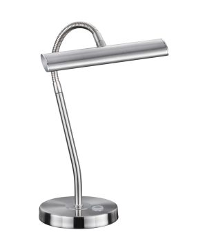 Lampe de bureau Curtis à LED 4W nickel mat