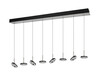 Suspension LED GUANO 8 Lumières - Nickel Mat | Lift Me & 3 Teintes CCT XL