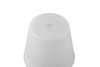 Lampe de table rechargeable noire MARTINEZ abat-jour blanc