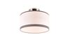 Plafonnier DAVOS chrome et blanc de TrioLighting