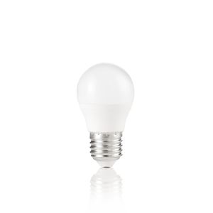 Ampoule sphérique opale LED 6W E27 4000°K lumière blanche