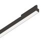 Barre linéaire UGR 40W UGR<22 pour rail triphasé finition Noir mat 