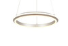 Suspension LED TRIO AMADOR 331010107 - Forme ronde, Nickel Mat, 34 W, CCT et hauteur réglable