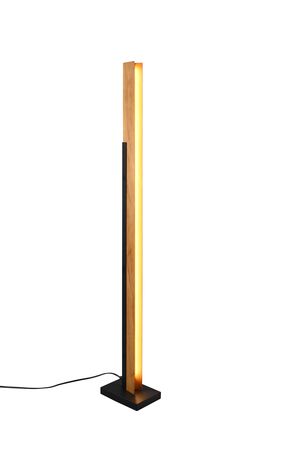 Lampadaire KERALA – Design bois et métal avec variateur LED intégré