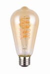 Ampoule LED Edison TRIO 987-4813 E27 verre ambré avec Switch Dimmer