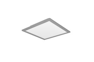 Plafonnier Led carré couleur titane ALPHA TrioLighting