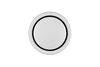 Plafonnier LED grand rond noir mat ATRIA