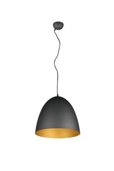 Lustre TILDA grand en métal noir & or de TrioLighting