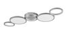 Plafonnier LED 5 cercles gris titane SALSA