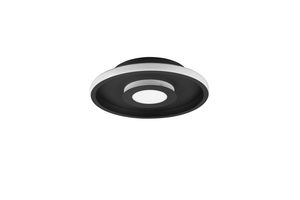 Plafonnier noir mat salle de bain LED ASCARI IP44  de TrioLighting