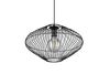 Suspension soucoupe  cage noire COBAIN de Triolighting