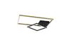 Plafonnier Led laiton mat carré et rectangle PADELLA TrioLighting