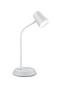 Lampe de bureau NARCOS blanc mat avec interrupteur 3 puissances