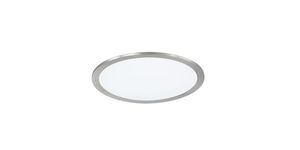 Plafonnier rond connecté Ø300 Led Nickel Mat GRIFFIN