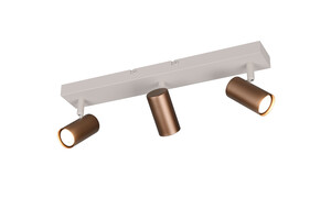 Barre 3 Spots Plafonnier TARYN - Café