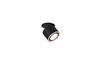 Spot noir mat rond TAURUS de Triolighting