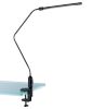 Lampe de bureau noire à led VARIO pince et support