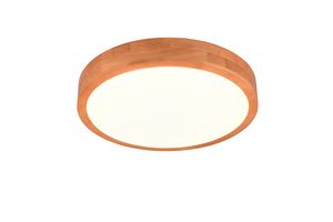 Plafonnier ISEO rond Bois Bois 24W