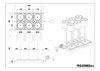 Pack 6 lampes à poser tactiles rechargeables gris 1.5W FERNANDEZ