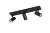 Barre 3 Spots Plafonnier TARYN - Noir Mat