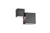 Applique led double noir mat SwitchDimmer MIGUEL