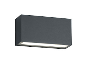 Applique de jardin led 2x5W TRENT anthracite IP65