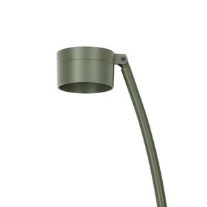 Lampadaire extérieur cintré télescopique HASTA vert à piquer