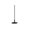 Lampe avec tige verticale lumineuse YOKO finition Noir mat 