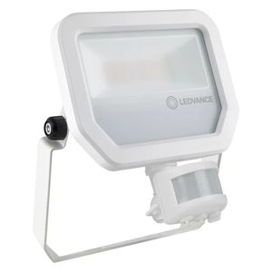 Projecteur extérieur Led Ledvance blanc 20W IP65 3000°K avec détecteur